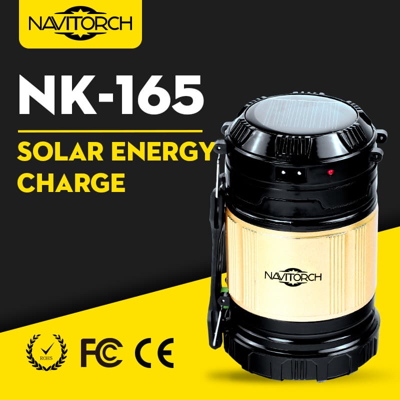Dual Recharging Luminous Way Solar Camping Lantern _NK_165_